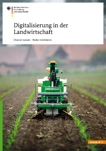 Cover der Broschüre "Digitalisierung in der Landwirtschaft"