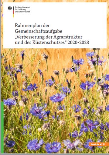 Cover der Broschüre "GAK-Rahmenplan 2020-2023"'