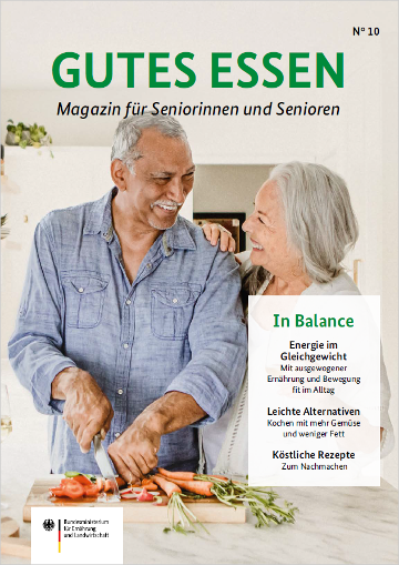 Titelbild von "Gutes Essen - Magazin für Seniorinnen und Senioren" 