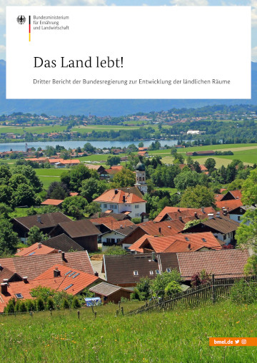 Titelbild zum dritten Bericht der Bundesregierung zur Entwicklung der ländlichen Räume (November 2020)