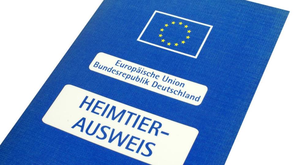 Muster für den EU-Heimtierausweis