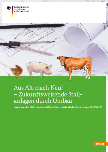 Cover der Broschüre zum Bundeswettbewerb Landwirtschaftliches Bauen